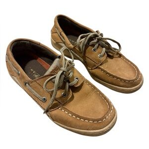 Sperry Kids Billfish Boat Shoes – Boys Size 2.5 Wide (W)